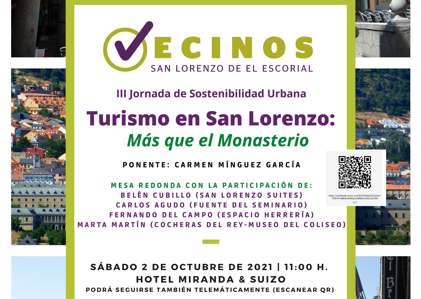 Carmen Minguez en III Jornadas de sostenibilidad urbana. 2 de octubre de 2021